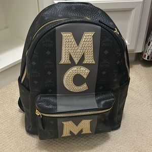 NWOT MCM Visetos Studded backpack